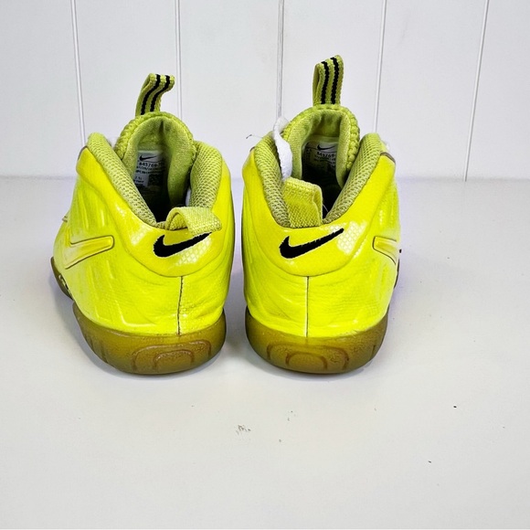 Nike Little Posite Pro Volt Lime Green/Yellow Neon Foamposite Size 9C - Picture 9 of 10